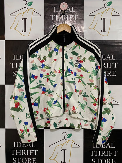 ADIDAS |M| BUST 22| A61| FLORAL PRINT TRACK JACKET TECHNICAL UTILITY OUTERWEAR
