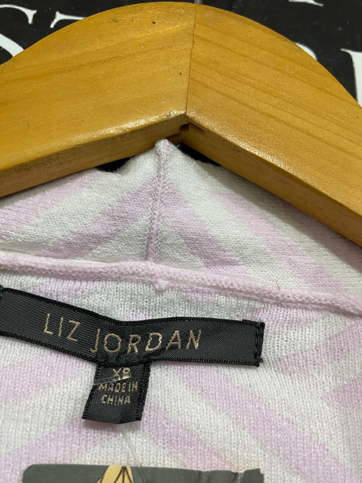 LIZ JORDAN |XS| BUST 21| A61| GEOMETRIC PATTERNED TECHNICAL UTILITY LONG CARDIGAN