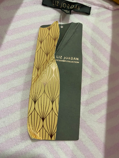 LIZ JORDAN |XS| BUST 21| A61| GEOMETRIC PATTERNED TECHNICAL UTILITY LONG CARDIGAN