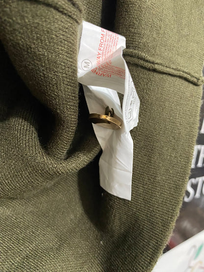 PRIMARK |M| BUST 24| A61| OLIVE GREEN HOODED TECHNICAL UTILITY JACKET