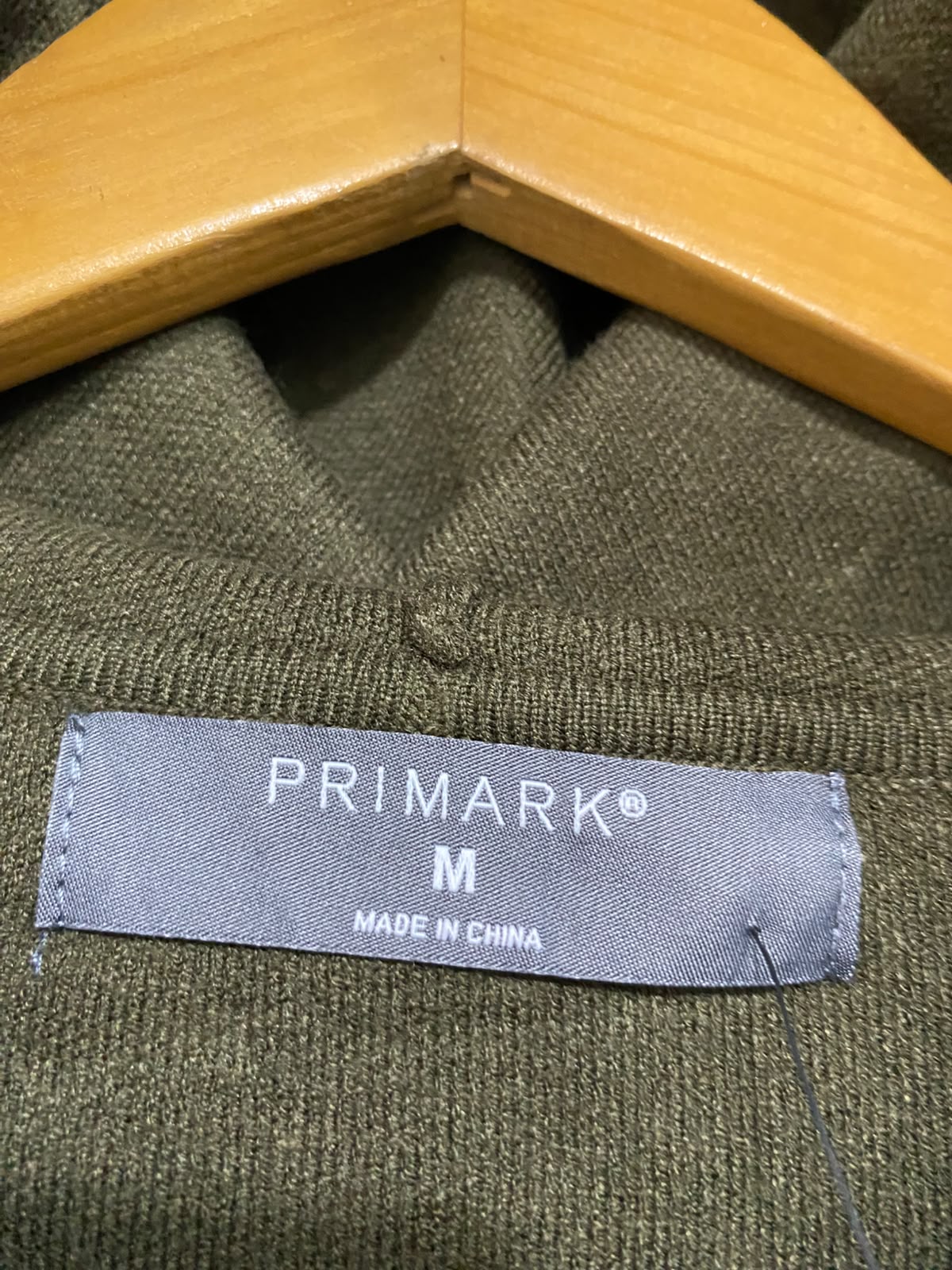 PRIMARK |M| BUST 24| A61| OLIVE GREEN HOODED TECHNICAL UTILITY JACKET