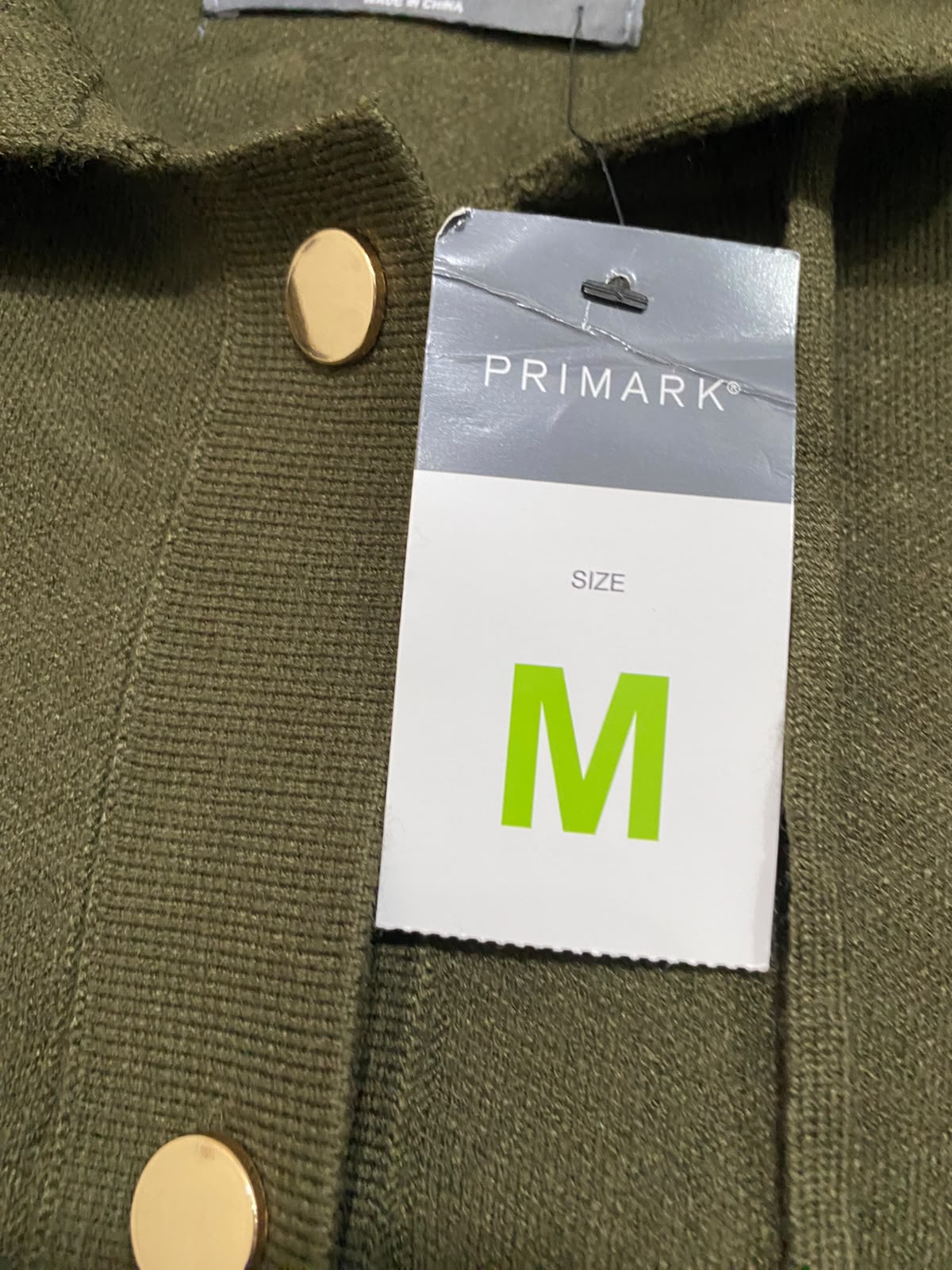 PRIMARK |M| BUST 24| A61| OLIVE GREEN HOODED TECHNICAL UTILITY JACKET