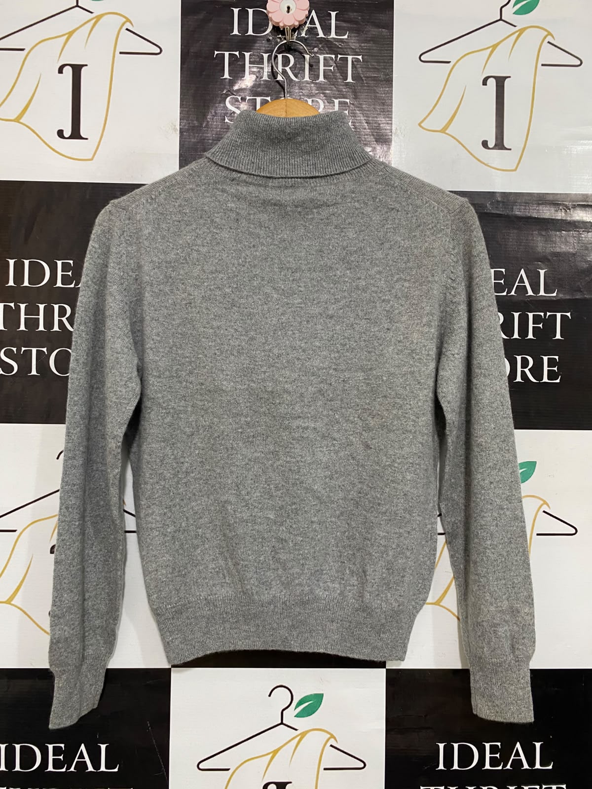 ARNALDO BASSINI |M| BUST 19| A60| GREY TURTLENECK TECHNICAL UTILITY SWEATER