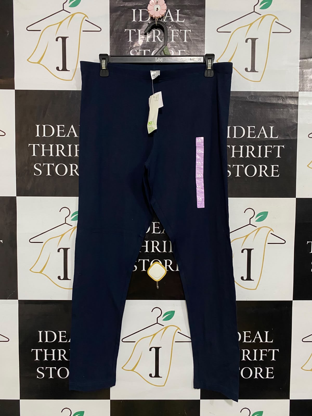 ANKO |L| WAIST 32| A60| NAVY BLUE HIGH-PERFORMANCE TECHNICAL UTILITY LEGGINGS