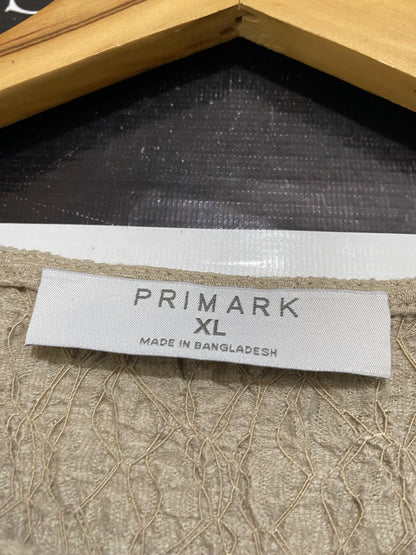PRIMARK |XL| A60| BEIGE TEXTURED TWO-PIECE TECHNICAL UTILITY LOUNGE SET