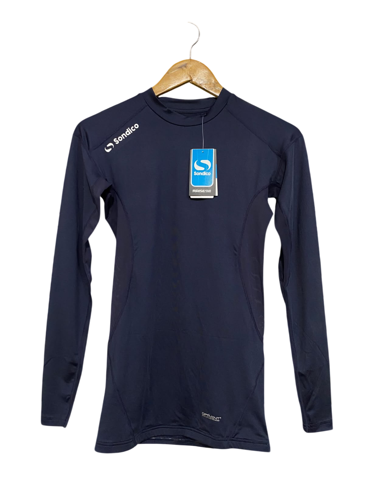 SONDICO |S| BUST 14| A62| NAVY LONG-SLEEVE CREWNECK TECHNICAL UTILITY BASELAYER TOP
