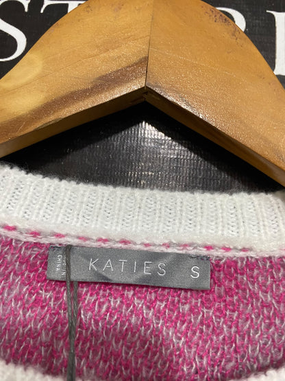 KATIES |S| BUST 21| A62| PLAID CREWNECK TECHNICAL UTILITY SWEATER