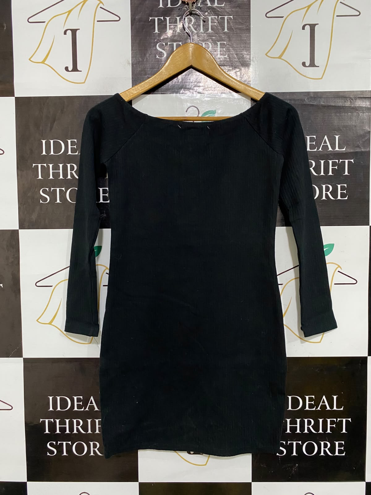 SUPRE |M| BUST 15| A62| BLACK SNAP-PLACKET LONG-SLEEVE TECHNICAL UTILITY DRESS