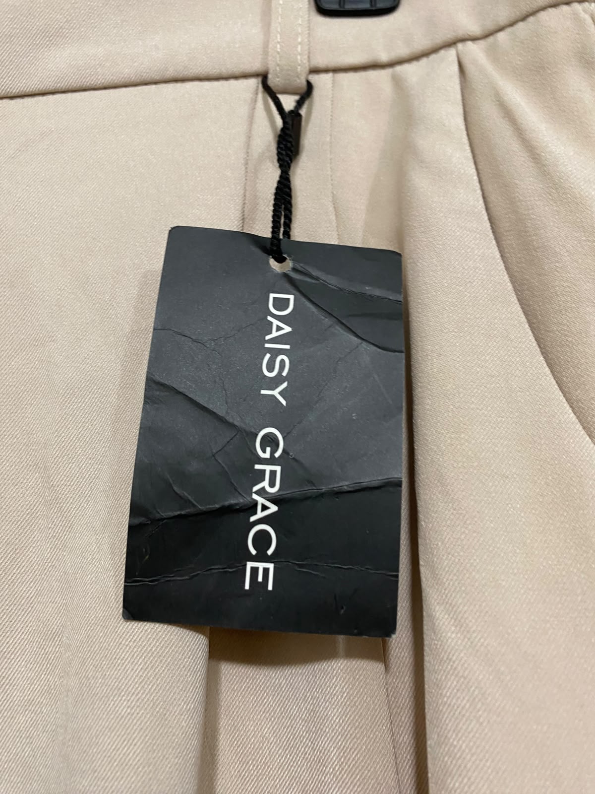 DAISY GRACE |XL| WAIST 36| A62| DAISY GRACE BEIGE TAILORED TECHNICAL UTILITY PANTS