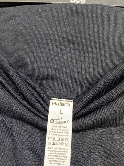HALARA |L| WAIST 28| A61| BLACK HIGH-WAISTED TECHNICAL UTILITY LEGGINGS