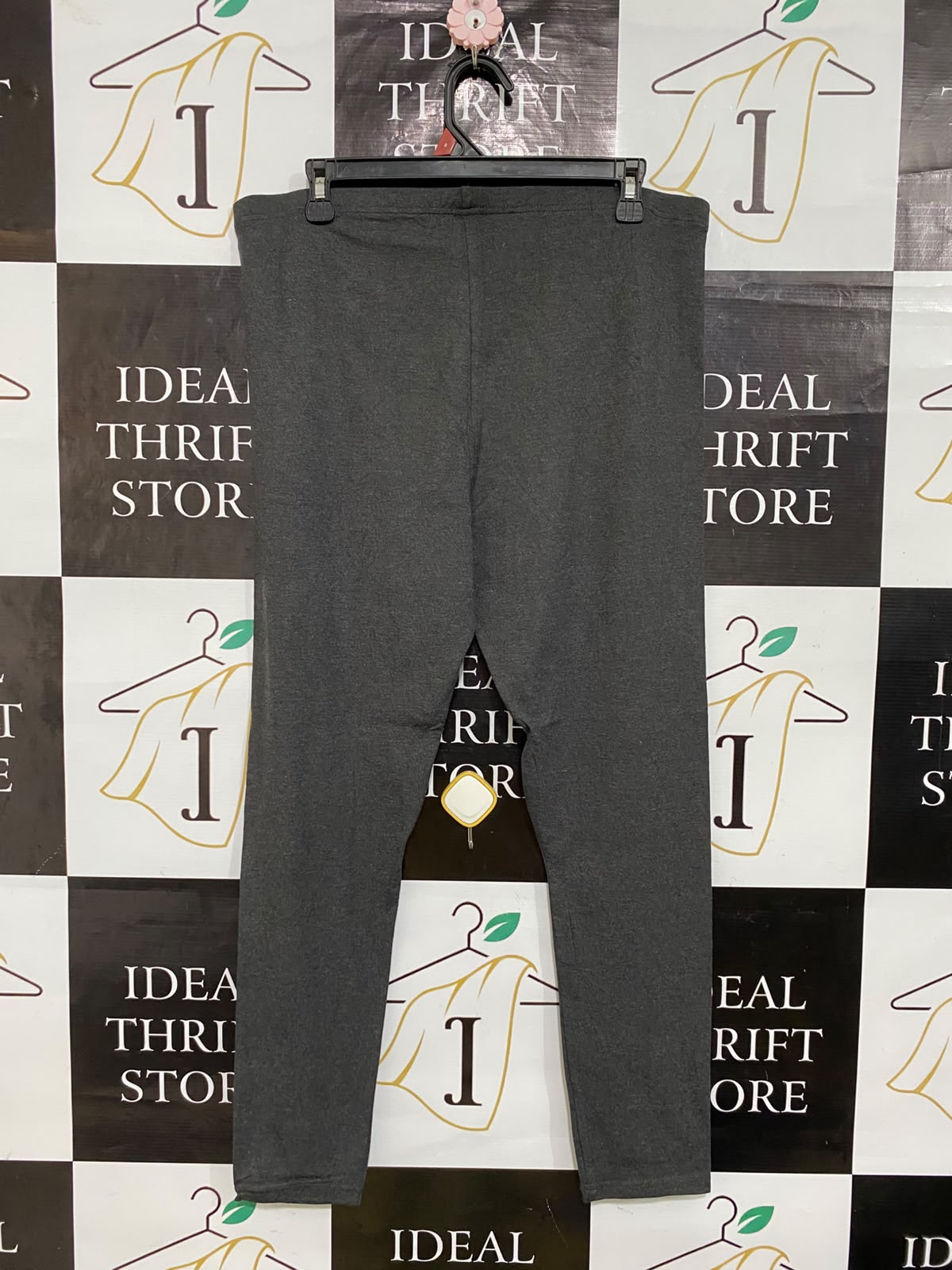 ANKO |XL| WAIST 34| A61 | CHARCOAL GREY HIGH-WAISTED TECHNICAL UTILITY LEGGINGS