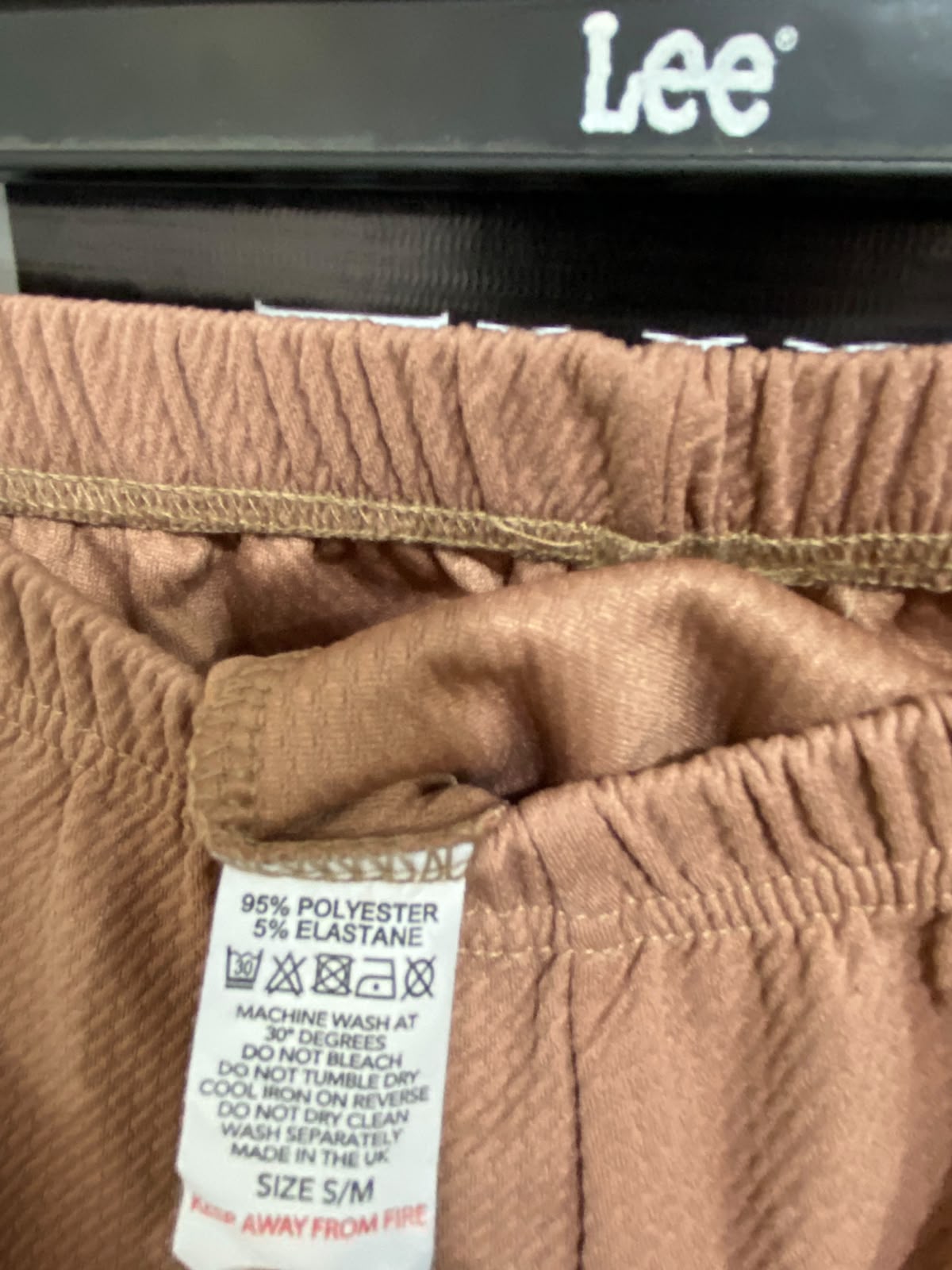 |S/M| A61| CAMEL BROWN LONG-SLEEVE TUNIC AND WIDE-LEG TECHNICAL UTILITY TWO-PIECE SET