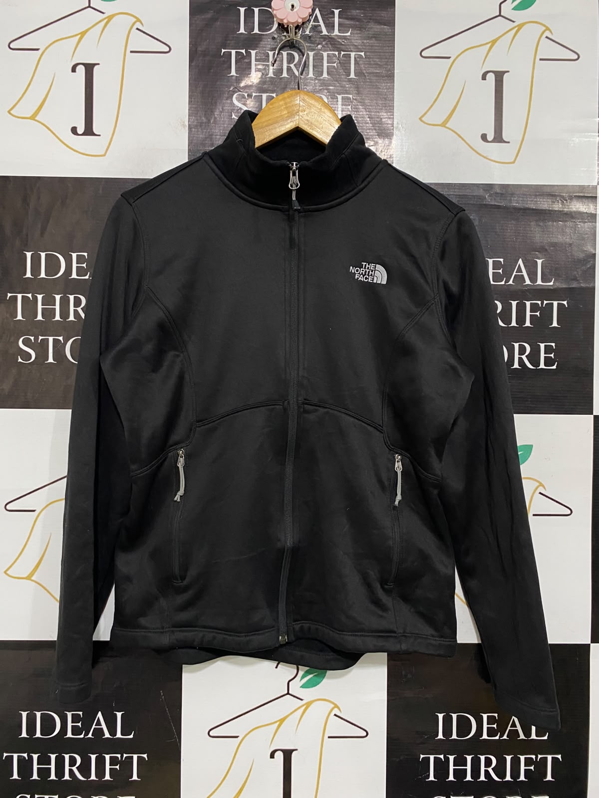 THE NORTH FACE |M| BUST 19| A61| BLACK FULL-ZIP TECHNICAL UTILITY JACKET