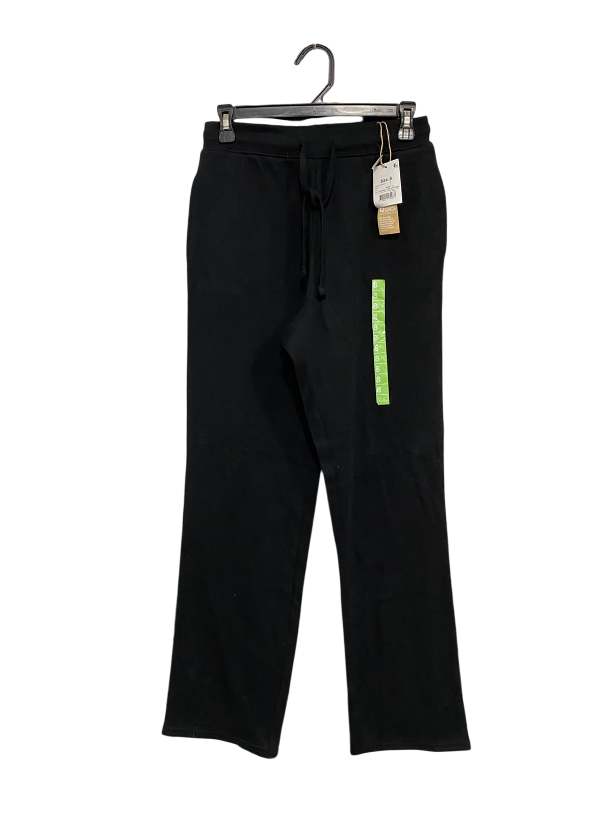 ANKO |M| WAIST 28| A62| BLACK DRAWSTRING-WAIST TECHNICAL UTILITY SWEATPANTS