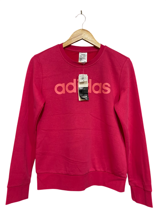 ADIDAS |S| BUST 19| A63| PINK LOGO-BRANDED TECHNICAL UTILITY SWEATSHIRT