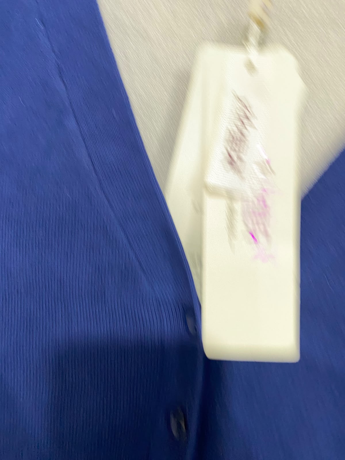 |L| BUST 20| A63| BLUE V-NECK BUTTON-UP TECHNICAL UTILITY CARDIGAN