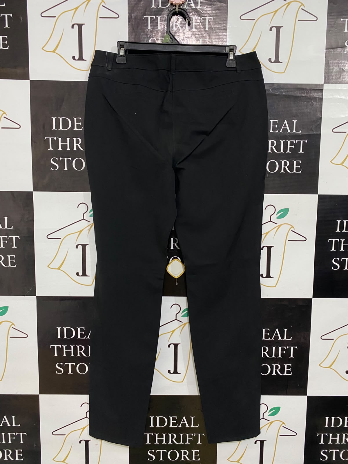 GERRY WEBER |XL| WAIST 34| A63|  BLACK TAILORED TECHNICAL UTILITY TROUSERS