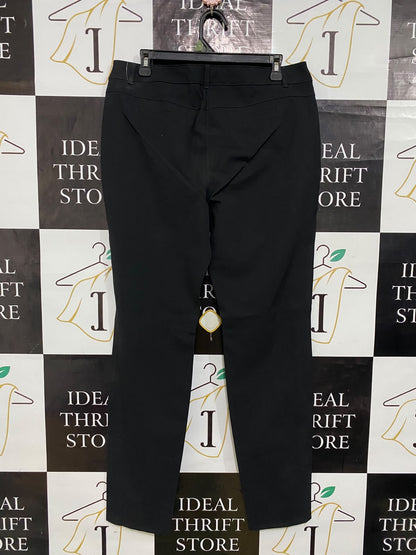 GERRY WEBER |XL| WAIST 34| A63|  BLACK TAILORED TECHNICAL UTILITY TROUSERS