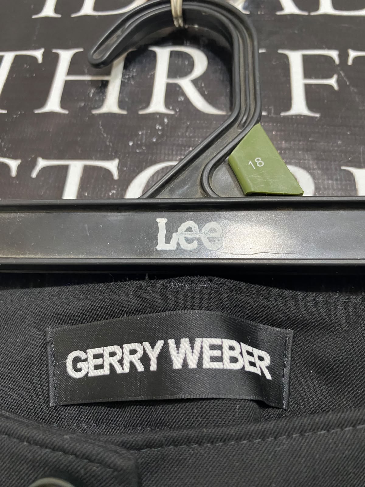 GERRY WEBER |XL| WAIST 34| A63|  BLACK TAILORED TECHNICAL UTILITY TROUSERS