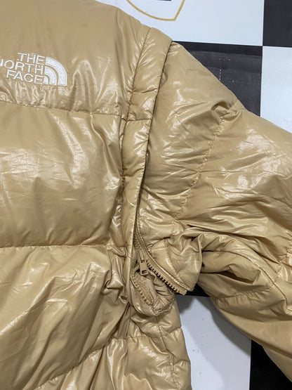 THE NORTH FACE |S| BUST 22| A63| BEIGE PUFFER TECHNICAL UTILITY JACKET