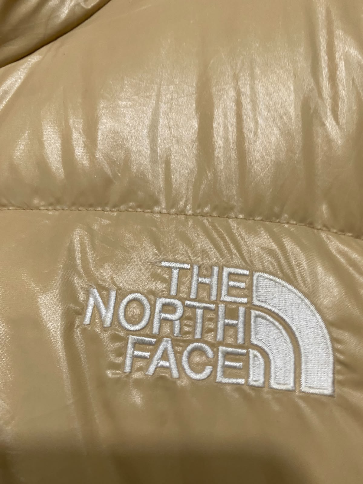 THE NORTH FACE |S| BUST 22| A63| BEIGE PUFFER TECHNICAL UTILITY JACKET
