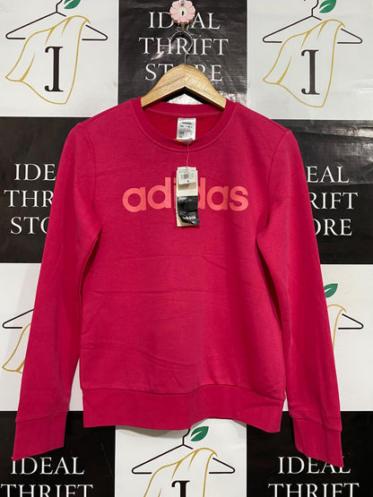ADIDAS |S| BUST 19| A63| PINK LOGO-BRANDED TECHNICAL UTILITY SWEATSHIRT
