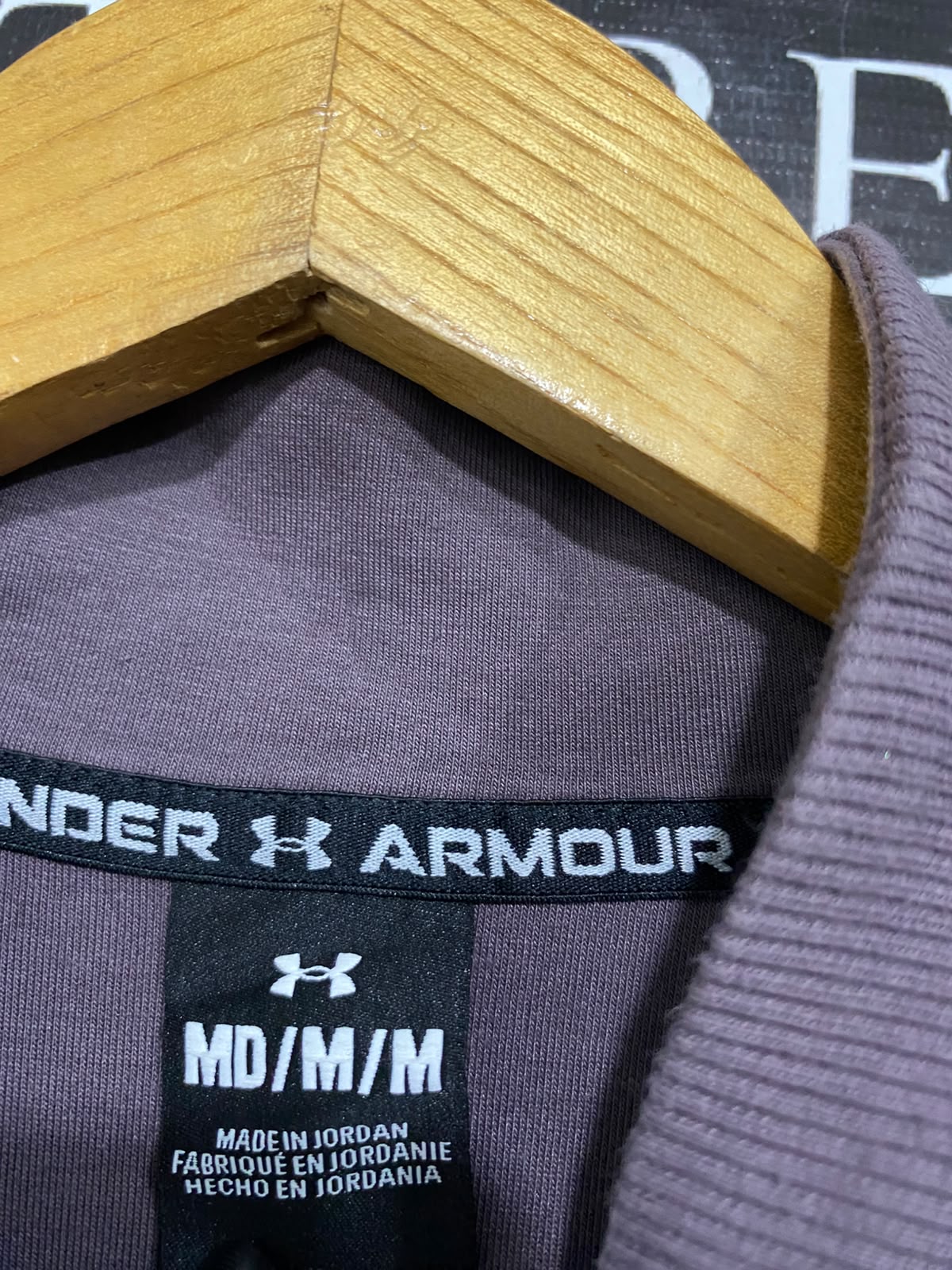 UNDER ARMOUR |M| BUST 24| A63| MAUVE FULL-ZIP TECHNICAL UTILITY JACKET