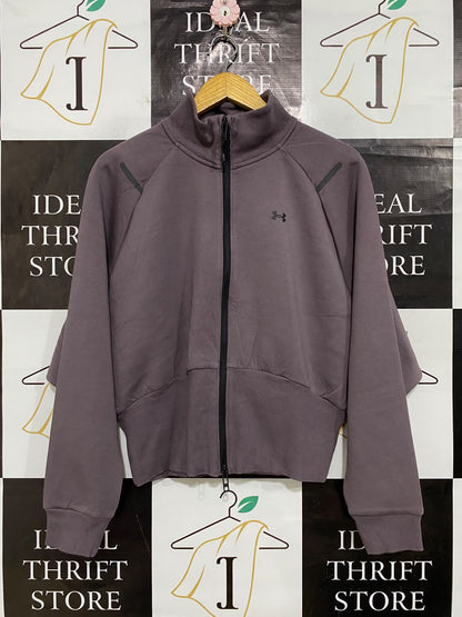 UNDER ARMOUR |M| BUST 24| A63| MAUVE FULL-ZIP TECHNICAL UTILITY JACKET