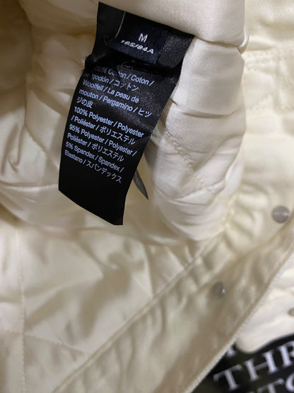 SAILOR MOON |M| BUST 24| A63| OFF-WHITE SHERPA-COLLAR TECHNICAL UTILITY JACKET