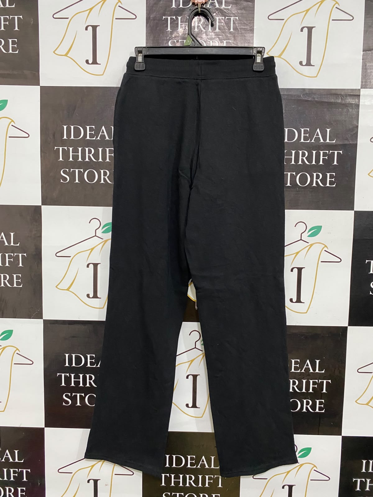 ANKO |M| WAIST 28| A62| BLACK DRAWSTRING-WAIST TECHNICAL UTILITY SWEATPANTS