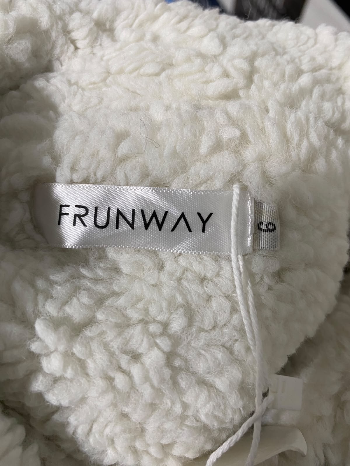 FRUNWAY |S| A62| PURPLE CORDUROY SHERPA-TRIM TECHNICAL UTILITY TWO-PIECE SET