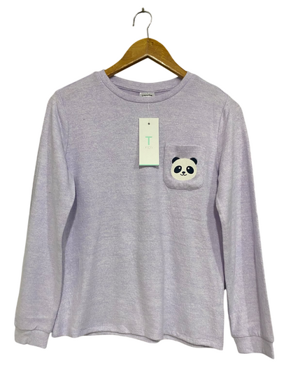 TILII |M| BUST 17| A63| LAVENDER PANDA-POCKET TECHNICAL UTILITY LONG-SLEEVE TOP