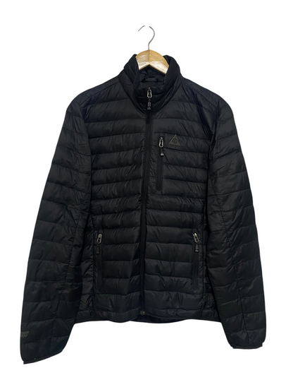GERRY |M| BUST 22| A64| BLACK QUILTED DOWN TECHNICAL UTILITY PUFFER JACKET