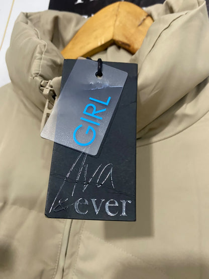 AVA & EVER |M| BUST 21| A64| BEIGE PUFFER JACKET TECHNICAL UTILITY COAT