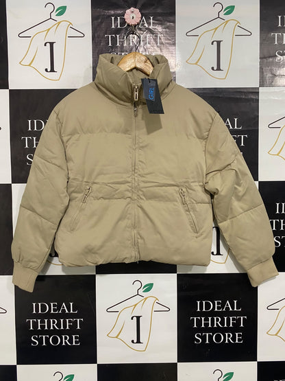 AVA & EVER |M| BUST 21| A64| BEIGE PUFFER JACKET TECHNICAL UTILITY COAT