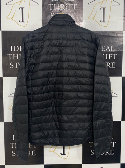 GERRY |M| BUST 22| A64| BLACK QUILTED DOWN TECHNICAL UTILITY PUFFER JACKET