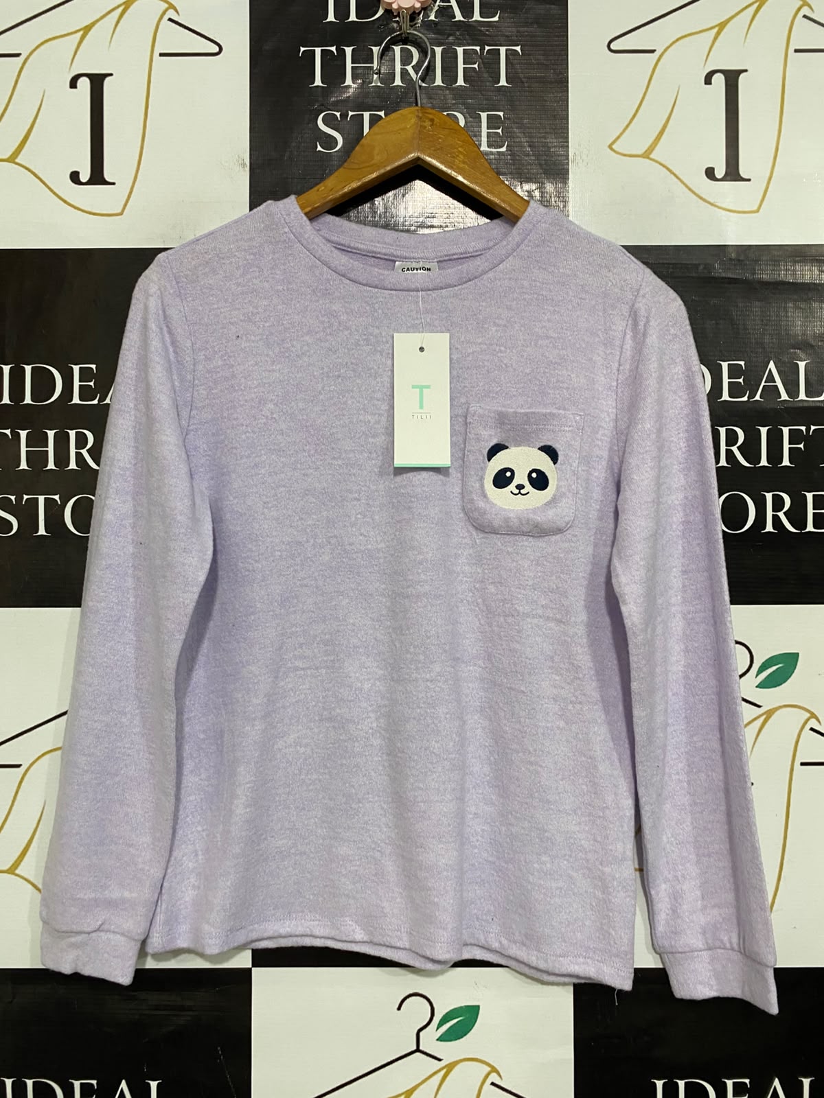 TILII |M| BUST 17| A63| LAVENDER PANDA-POCKET TECHNICAL UTILITY LONG-SLEEVE TOP