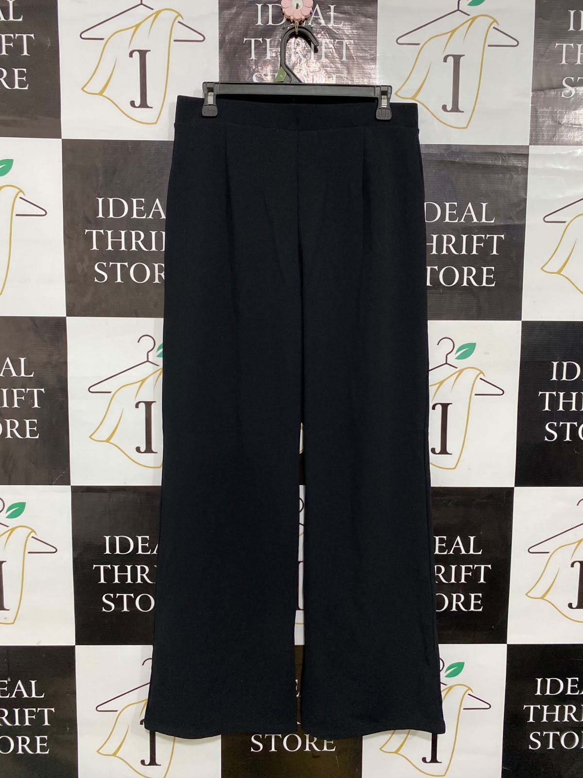 H&M |M| WAIST 30| A63| BLACK GOLD-BUTTON SAILOR TECHNICAL UTILITY WIDE-LEG PANTS