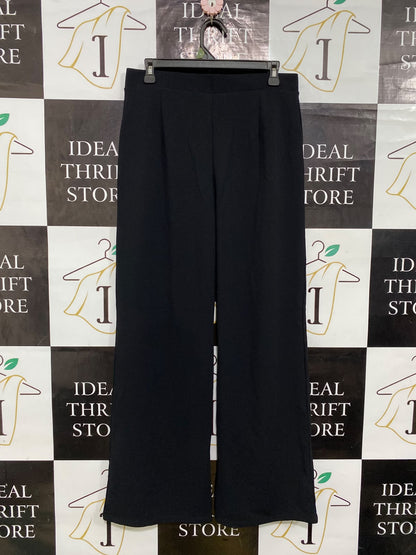 H&M |M| WAIST 30| A63| BLACK GOLD-BUTTON SAILOR TECHNICAL UTILITY WIDE-LEG PANTS