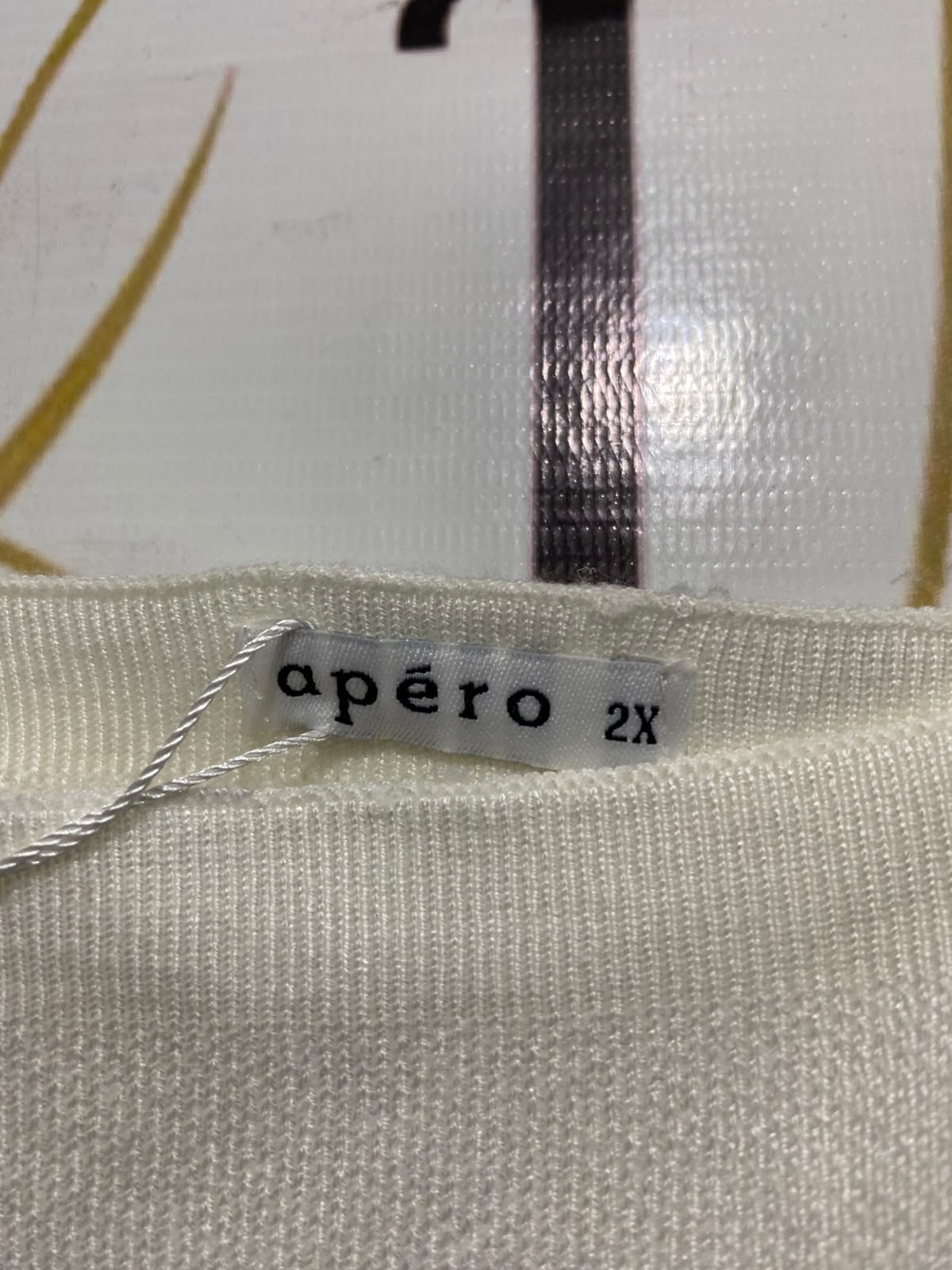 APERO |XS| BUST 16| A63| WHITE RUFFLE-STRAP TECHNICAL UTILITY TANK TOP