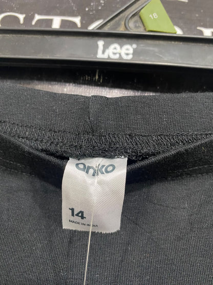 ANKO |M| WAIST 28| A63| BLACK TECHNICAL UTILITY FITTED LEGGINGS