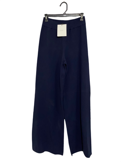 DISSH |S| WAIST 26| A64| NAVY BLUE WIDE-LEG TECHNICAL UTILITY PANTS
