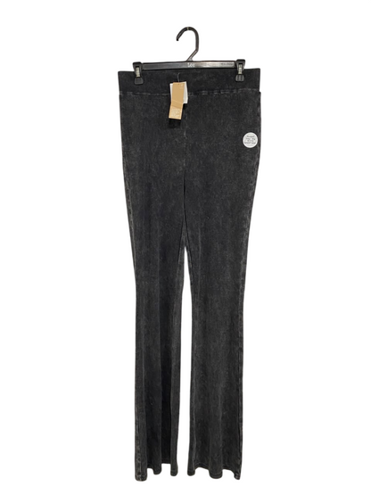 ANKO ACTIVE |M| WAIST 30| A64| CHARCOAL BLACK FLARED TECHNICAL UTILITY PANTS