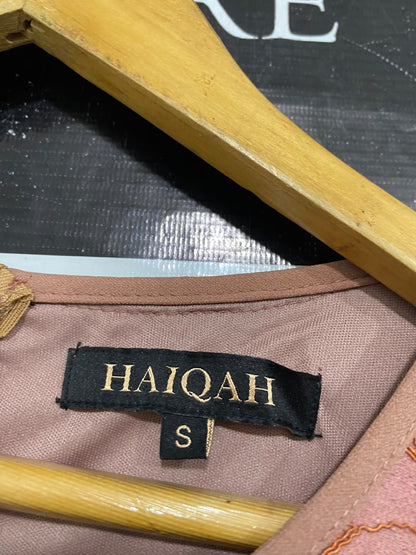 HAIQAH |S| BUST 16| A65| MAUVE LACE-ACCENTED WIDE-LEG TECHNICAL UTILITY JUMPSUIT