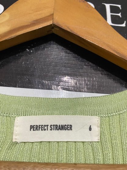 PERFECT STRANGER |XS| BUST 12| A64| SAGE GREEN RIBBED V-NECK BUTTON-FRONT TECHNICAL UTILITY MINI DRESS