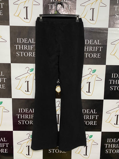 SHEIN |S| WAIST 28| A64| BLACK SEQUIN FLARED TECHNICAL UTILITY PANTS