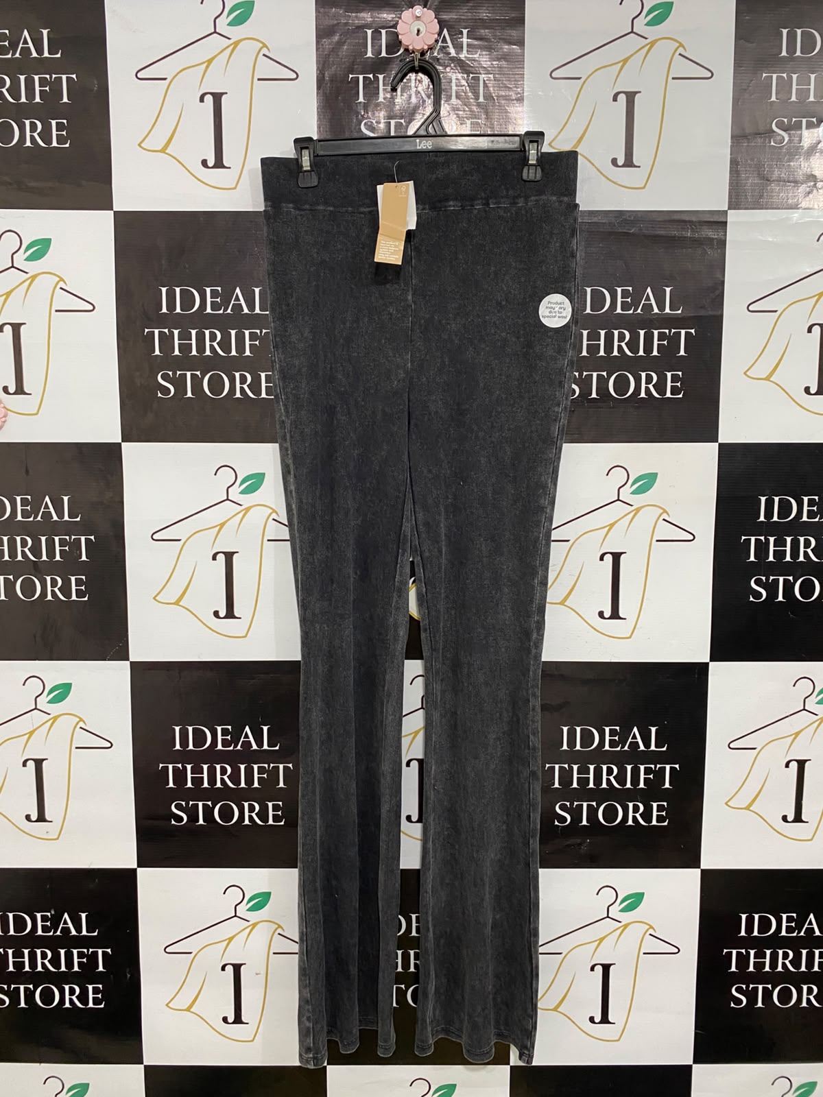 ANKO ACTIVE |M| WAIST 30| A64| CHARCOAL BLACK FLARED TECHNICAL UTILITY PANTS
