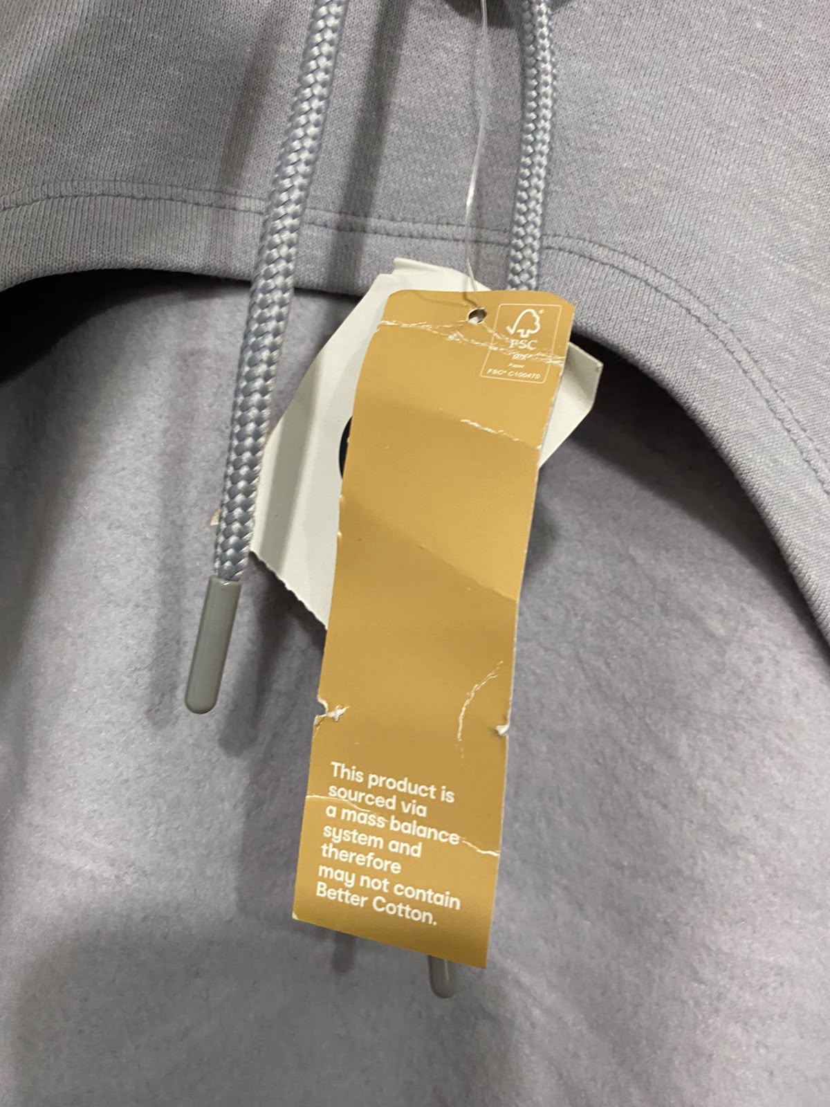 ANKO |M| BUST 21| A66| GREY ARCHITECTURAL CUTOUT HOODED LONG-SLEEVE TECHNICAL UTILITY CROP HOODIE