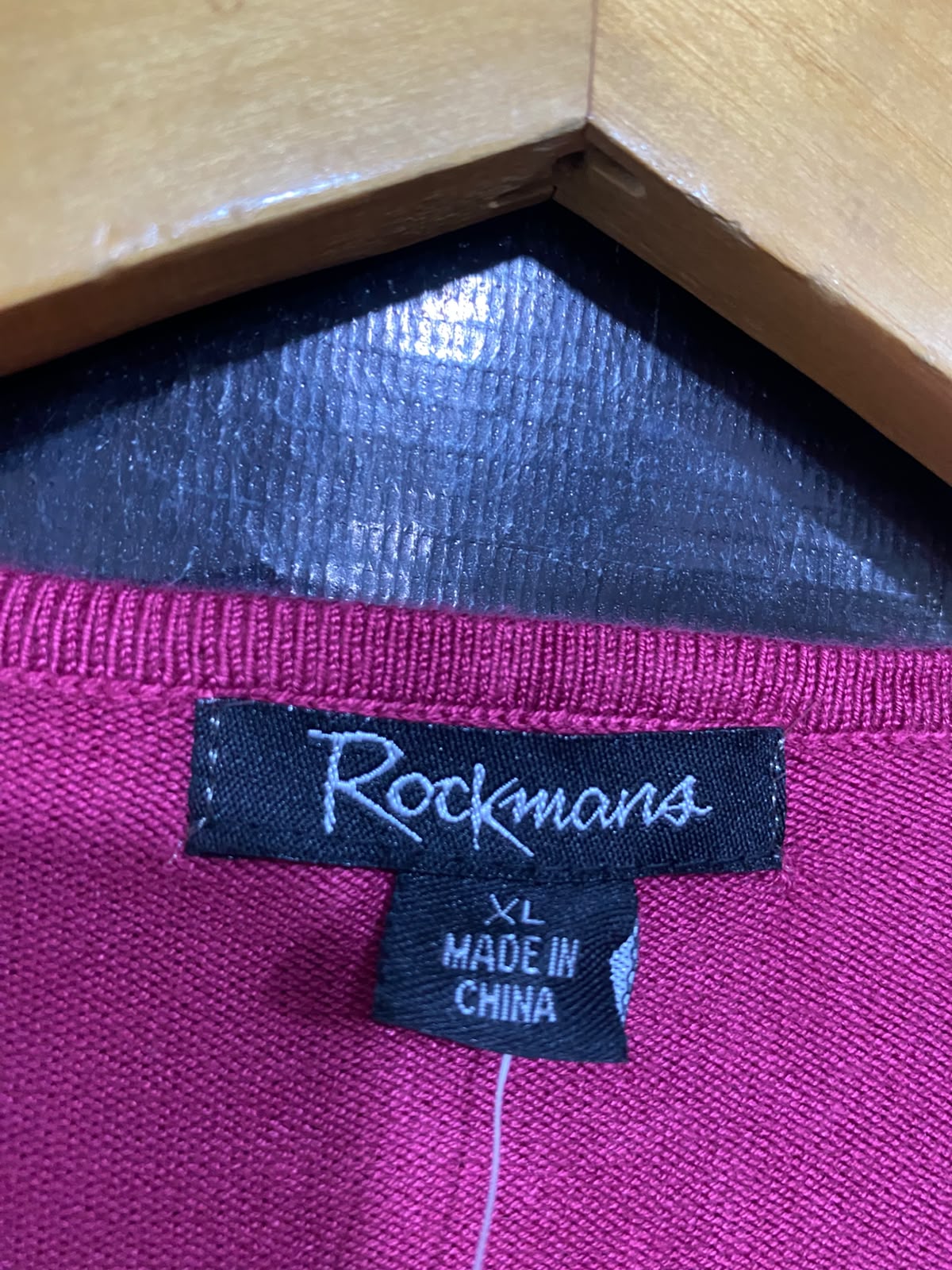 ROCKMANS |XL| BUST 20| A65| MAGENTA EMBELLISHED BUTTON-UP LONG-SLEEVE  CARDIGAN