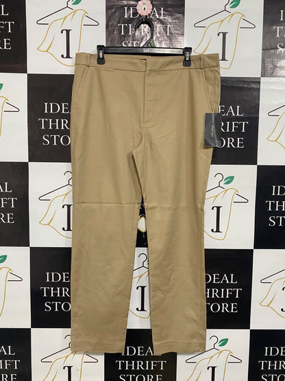 ZARA BASIC |XL| WAIST 36| A65| BEIGE TAILORED  TROUSERS